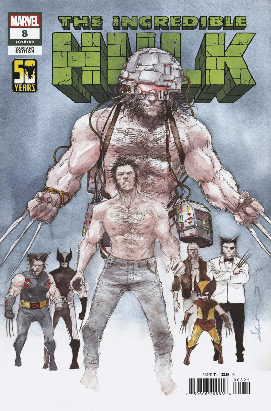 Incredible Hulk #08 Dustin Nguyen Wolverine Wolverine Wolverine Variant