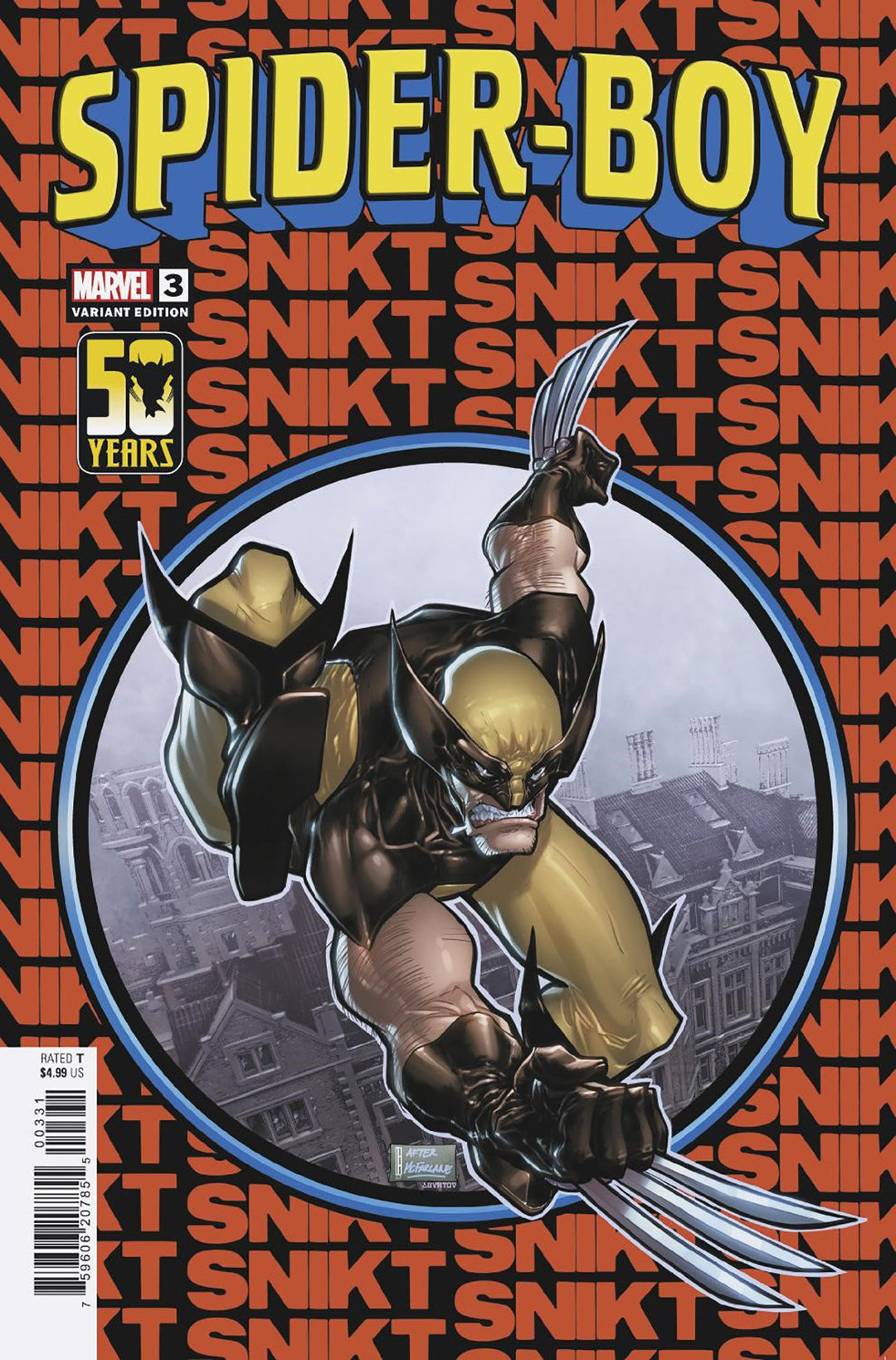 Spider-Boy #03 David Baldeon Wolverine Wolverine Wolverine Variant