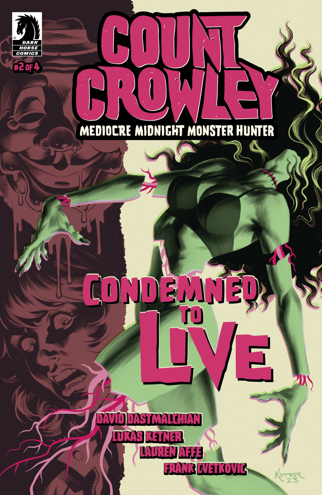 Count Crowley Mediocre Midnight Monster Hunter #2 (Cover A) (Lukas Ketner)