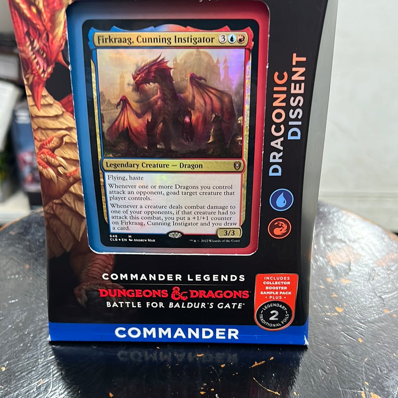 Dungeons & Dragons Battle for Baldurs Gate Commander Deck: Draconic Dissent