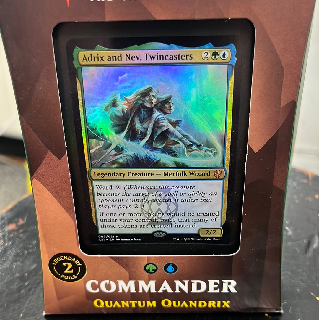 Strixhaven School if Mages Commander Deck: Quantum Quandrix